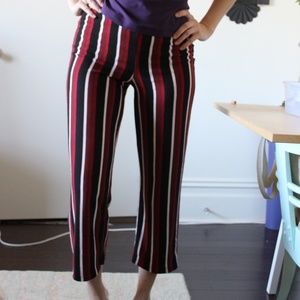Striped Silence & Noise cullotte pants